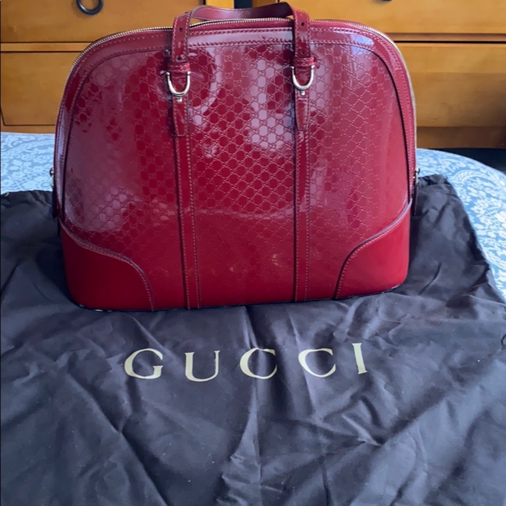 Authentic Gucci Microguccissima Nice Satchel